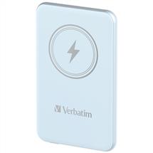 VerbaTim  | Verbatim Charge 'n' Go Magnetic Wireless Power Bank 5000mAh Blue