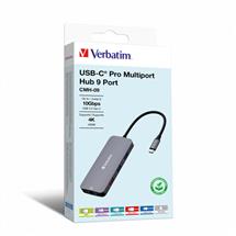 Verbatim CMH-09 USB Type-C 10000 Mbit/s Silver | In Stock