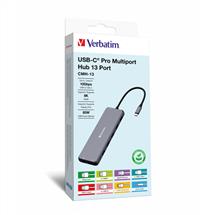 Verbatim CMH-13 USB Type-C 10000 Mbit/s Silver | In Stock