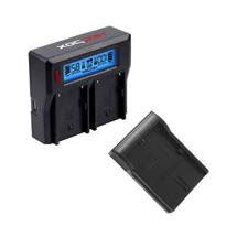 Dual Battery Charger with Battery Charger Plate - Canon: LP-E6