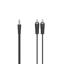 Hama 00205112 audio cable 5 m 3.5mm 2 x RCA Black | In Stock