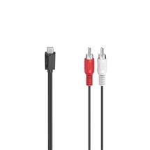 Hama 00200730 audio cable 1.5 m RCA USB Black | In Stock