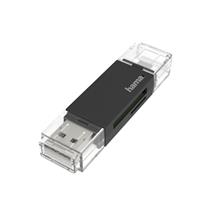 Hama 00200130 card reader USB/Micro-USB Black | Quzo UK