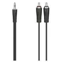 Hama  | Hama 00205111 audio cable 3 m 3.5mm 2 x RCA Black | In Stock