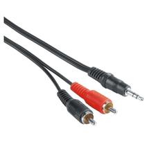 Hama 00205107 audio cable 5 m 3.5mm 2 x RCA Black, Red