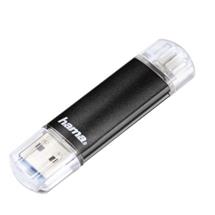 Hama Laeta Twin, 64GB USB flash drive USB TypeA / MicroUSB 3.2 Gen 1
