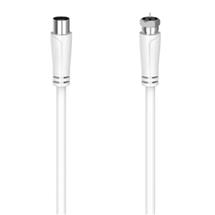 Hama 00205062 coaxial cable 3 m F White | Quzo UK