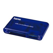 Hama USB CardReaderWriter 35in1 card reader Blue | Quzo UK