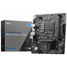 MSI Motherboards | MSI PRO H610ME DDR4, Intel, LGA 1700, Intel® Core™ i9, LGA 1700,