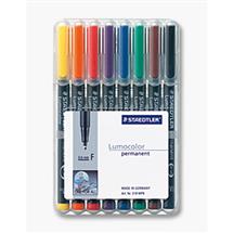 Staedtler 318 WP8 permanent marker Black, Blue, Brown, Green, Orange,