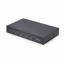 StarTech.com 4Port KM Switch with Mouse Switching, USB Switch for