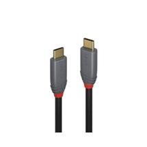 Lindy 2m USB 3.2 Type C Cable, 5A PD, Anthra Line | In Stock