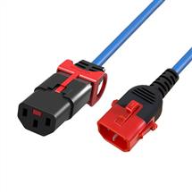 Cablenet | Cablenet 42-5120 power cable Black, Blue, Red 2 m IEC C14 IEC C13