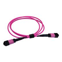 Cablenet MPO12TC4MPO2EV InfiniBand/fibre optic cable 2 m Magenta,