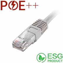 Cablenet 0.5m Cat6 RJ45 White U/UTP PVC 24AWG Flush Moulded Booted