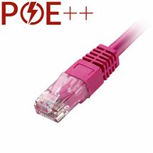 Cablenet 15m Cat6 RJ45 Pink U/UTP PVC 24AWG Flush Moulded Booted Patch