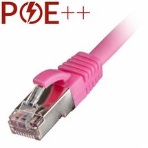 Cablenet 15m Cat6a RJ45 Pink S/FTP LSOH 26AWG Snagless Booted Patch