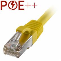 Cablenet 15m Cat6a RJ45 Yellow S/FTP LSOH 26AWG Snagless Booted Patch