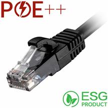 Cablenet | Cablenet 1m Cat6 RJ45 Black U/UTP LSOH 24AWG Snagless Booted Patch