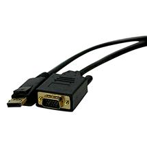 Cablenet 1m DisplayPort 1.2 Male  SVGA HD15 Male 1080i Black PVC