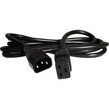 Cablenet 1m IEC C14 - IEC C19 Black PVC 1.5mm Power Leads