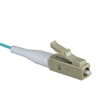 Cablenet 1m OM4 50/125 LC Pigtail Aqua Fibre Pigtail 900um