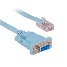 Cablenet 2.1m Blue Console Cable DB9 Female - RJ45 Male