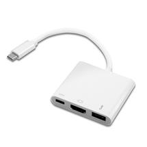Cablenet 20cm USB 3.1c Male  HDMI 1.4b USB 3.1c, USB 3.0 Type A Active
