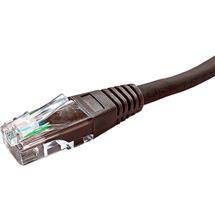 Cablenet | Cablenet 20m Cat5e RJ45 Brown U/UTP PVC 24AWG Flush Moulded Booted