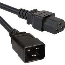 Cablenet 3m Hot C20 - C21 (20Amp) 1.5mm Black Power Lead