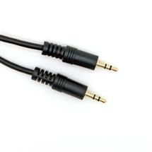 Cablenet 5m 3.5mm Stereo Plug - Plug Black Cable | In Stock