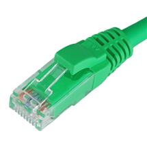 Cablenet 5m Cat5e RJ45 Green U/UTP LSOH 24AWG Snagless Booted Patch