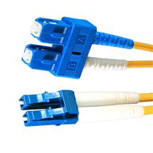 Top Brands | Cablenet 5m OS2 9/125 LC-SC Duplex Yellow LSOH Fibre Patch Lead