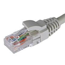 Cablenet 8m Cat5e RJ45 Grey U/UTP LSOH 24AWG Snagless Booted Patch