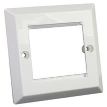 Cablenet Bevelled Faceplate 50mm x 50mm Single Gang