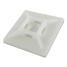 Cable Tie Mounts | Cablenet Cabletie Base 28mm x 28mm Neutral (PK 100)