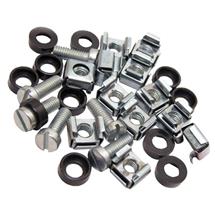 Cablenet Cage Nuts & Screws M6 Silver (PK 50) | In Stock