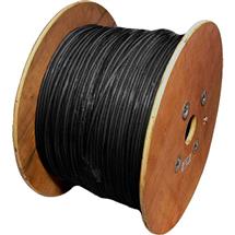 Cablenet Cat5e Black U/UTP PVC 24AWG Stranded Patch Cable 500m Reel