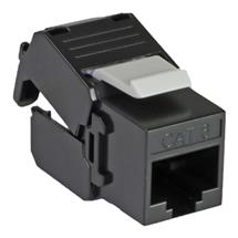 Cablenet Cat6 UTP Tool-Less Keystone Jack Black | In Stock