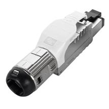 Cablenet Cat6a RJ45 FTP Field Termination Plug With White Latch