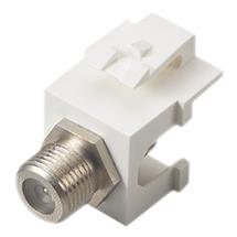 Keystone Modules | Cablenet F Type Female - Female Keystone White | Quzo UK