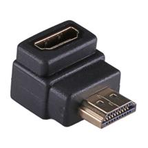 Cablenet | Cablenet HDMI 1.4b Right Angled Male - Female Black Coupler