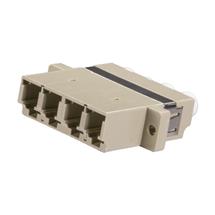 Cablenet LC Quad MM Coupler Beige. Connector type: LC, Product colour: