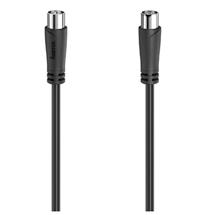 Hama 00205052 coaxial cable 1.5 m Coax Black | In Stock