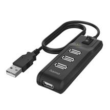 Hama 00200118 interface hub USB 2.0 480 Mbit/s Black