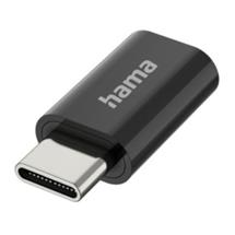 Hama 00200310 cable gender changer Micro USB USB-C Black