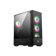 Micro ATX Case | MSI MAG FORGE 112R computer case Midi Tower Black, Transparent