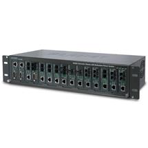 PLANET 15 Slot 19" Converter Chassis with Redundant Power Option