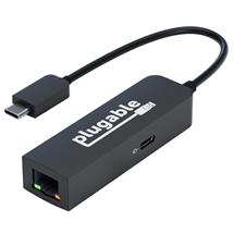 Networking Cards | Plugable Technologies USB C to Ethernet Adapter 2.5Gb with 100W USBC