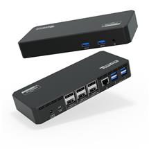 Plugable Technologies 12in1 USB C Triple Monitor Docking Station,